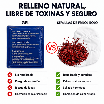 CalmaOsito™ Faja Térmica de Semillas para Aliviar los Cólicos y Gases de tu Bebé