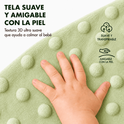 CalmaOsito™ Faja Térmica de Semillas para Aliviar los Cólicos y Gases de tu Bebé