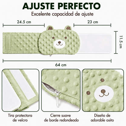 CalmaOsito™ Faja Térmica de Semillas para Aliviar los Cólicos y Gases de tu Bebé